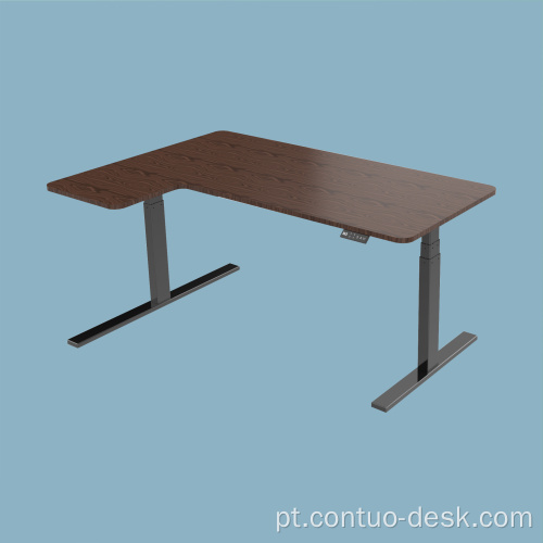 2024 NOVO ESCRITÓRIO DE Design Office Ajuste da mesa de aluno A altura ajustável em forma de l em forma de mesa barata